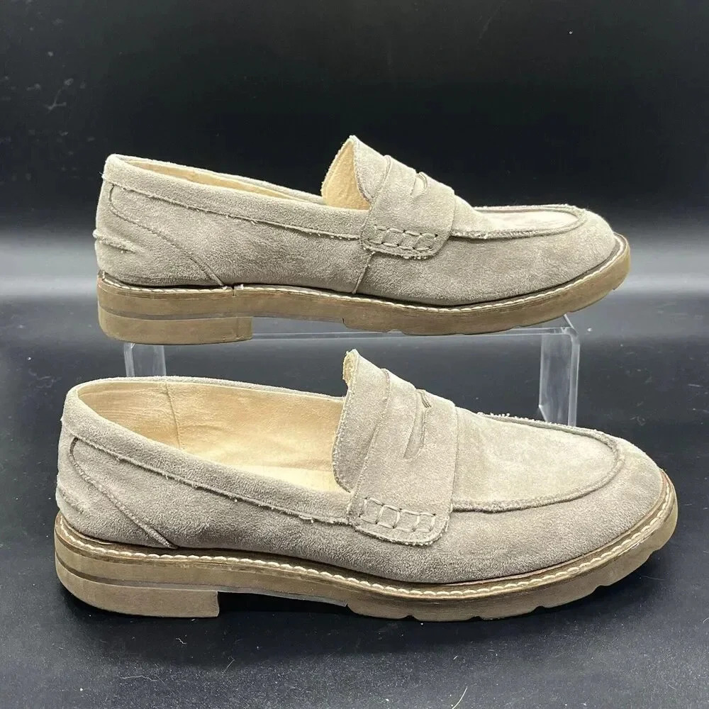 Anne Klein Everly Loafer Gray Slip On Women's Size 8.5